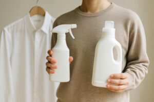 シワ取りスプレーと柔軟剤の活用